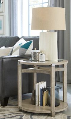ROUND END TABLE