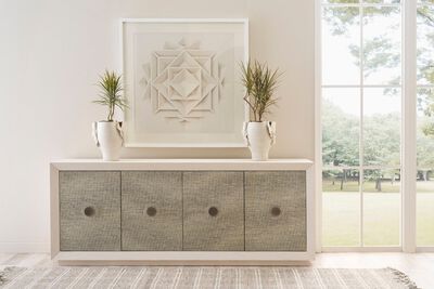 Seascape 4 Door Credenza