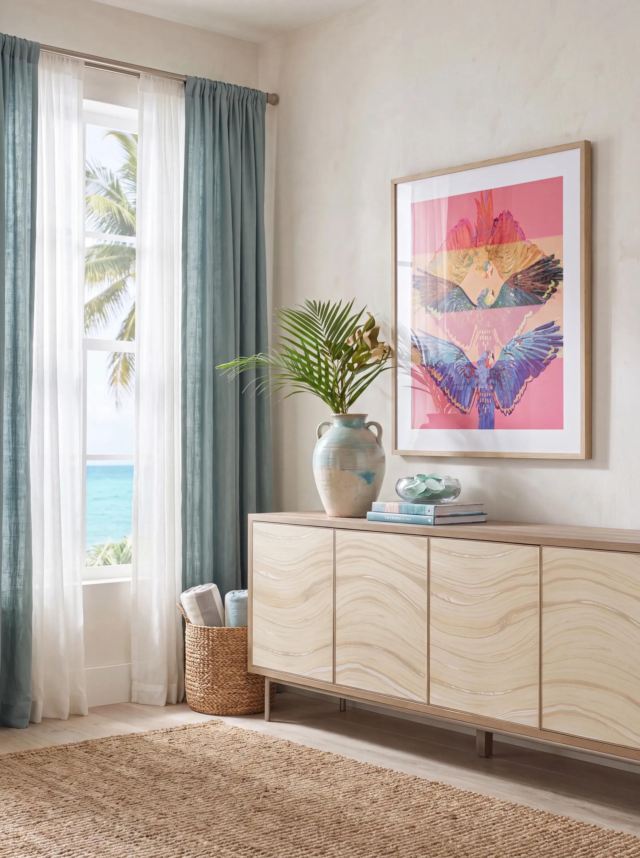 SHELL KEY CREDENZA