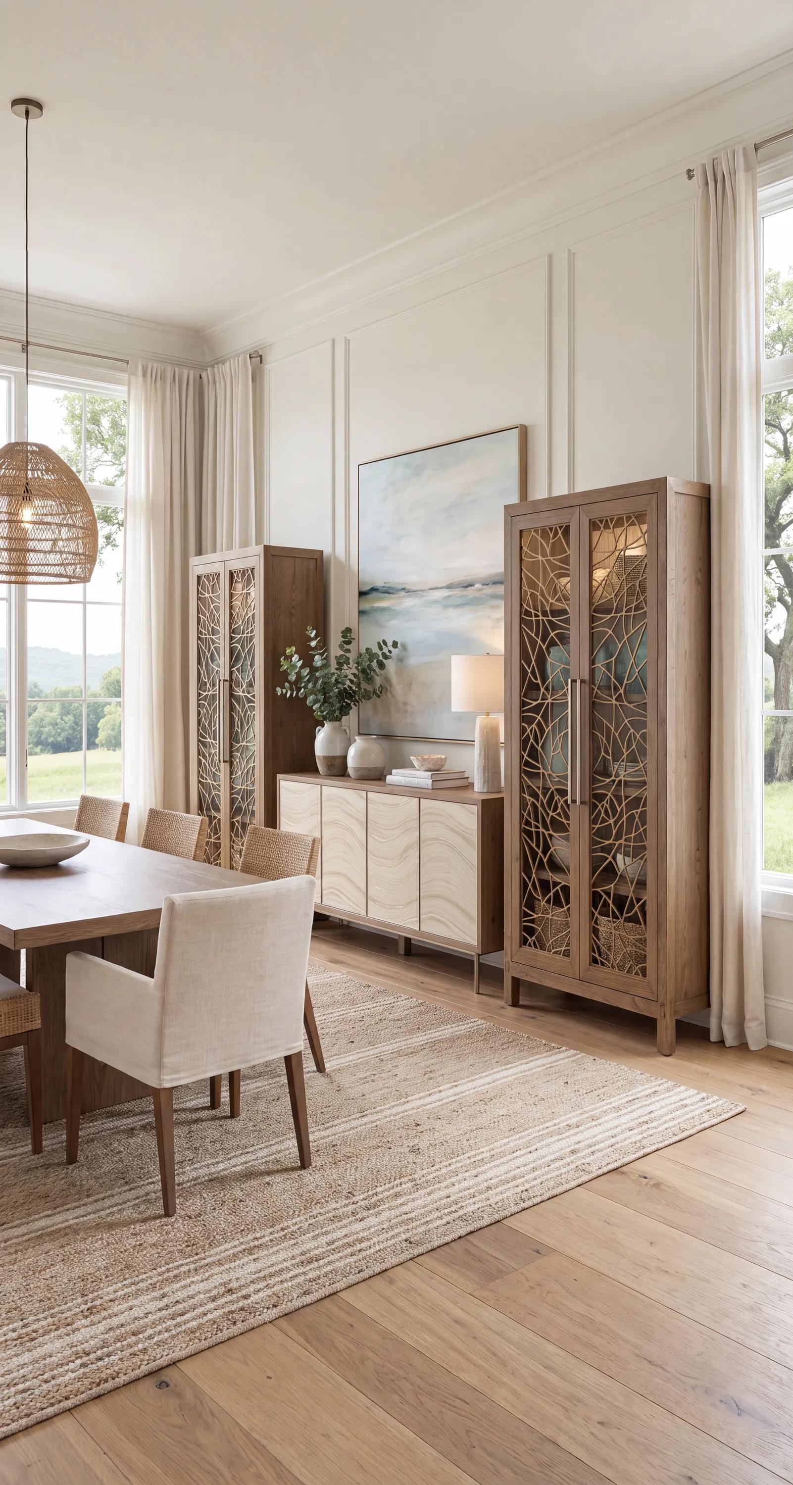 SHELL KEY CREDENZA