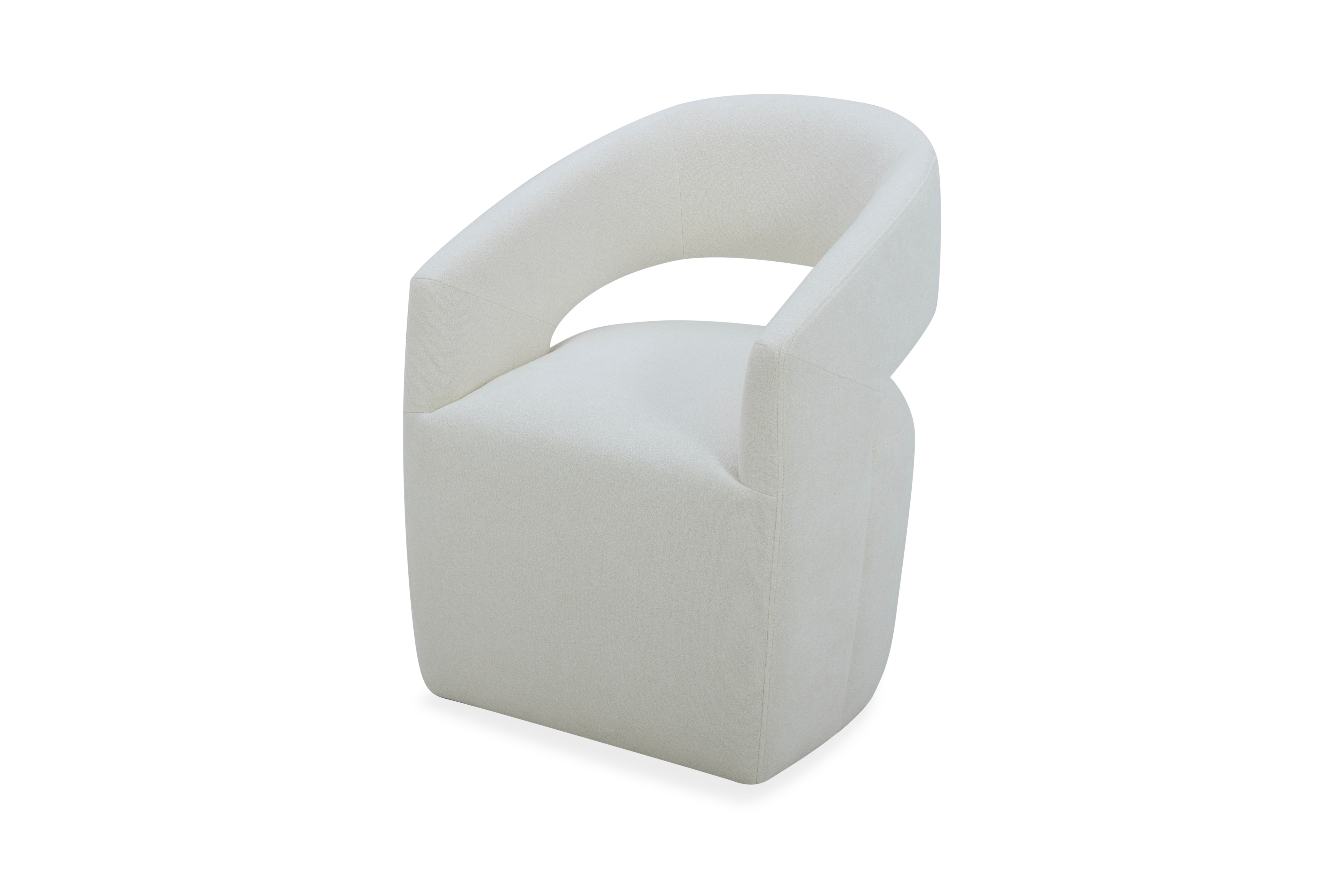 CRESCENT UPHOSLTERED DINING CHAIR